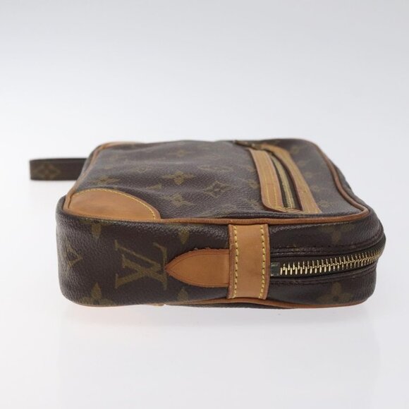 LOUIS VUITTON Monogram Marly Dragonne GM Clutch Bag LV Auth - Picture 5 of 16